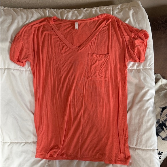 Tops - Women's Coral V-Neck Top **unsure of exact size**